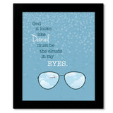 Daniel by Elton John - Song Lyric Music Print Wall Art
