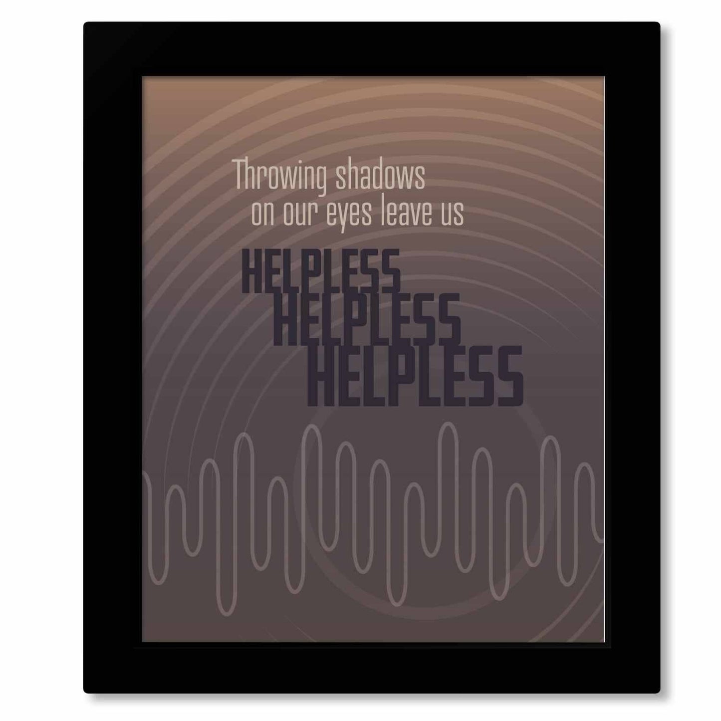 Helpless by Neil Young - Music Gift Song Lyric Wall Decor Song Lyrics Art Song Lyrics Art 8x10 framed print without Mat 