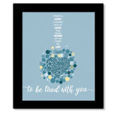 To Love Somebody by the Bee Gees - 60s Song Lyric Art Print
