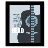 I'm on Fire by Bruce Springsteen - Wall Song Lyric Art Print