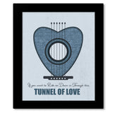 Tunnel of Love by Bruce Springsteen - Lyric Rock Music Art