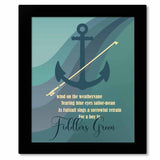 Fiddlers Green by Tragically Hip - Song Lyric Music Wall Art