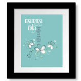 Mamma Mia by ABBA - Song Lyric Pop Music Wall Art Print