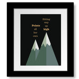 Night Moves by Bob Seger - Song Lyric Artwork Wall Decor