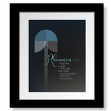 Rhiannon by Fleetwood Mac - Song Lyrics Rock Music Print
