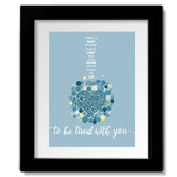 To Love Somebody by the Bee Gees - 60s Song Lyric Art Print