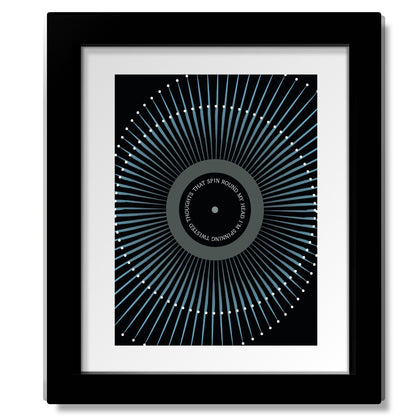 Black by Pearl Jam - Song Lyric Wall Art Prints Rock Music Song Lyrics Art Song Lyrics Art 8x10 Matted and Framed Print 
