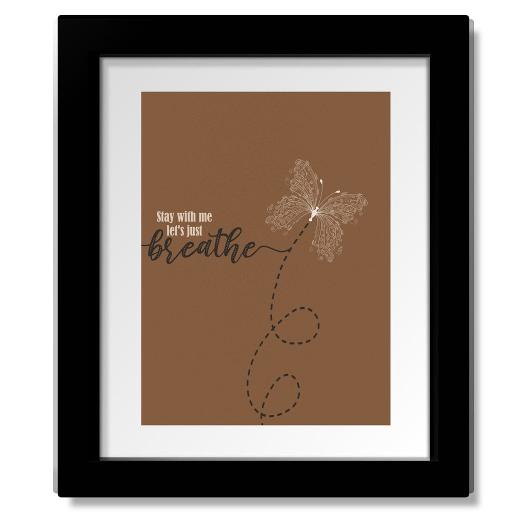 Just Breathe by the Pearl Jam - Song Lyric Wall Art Prints