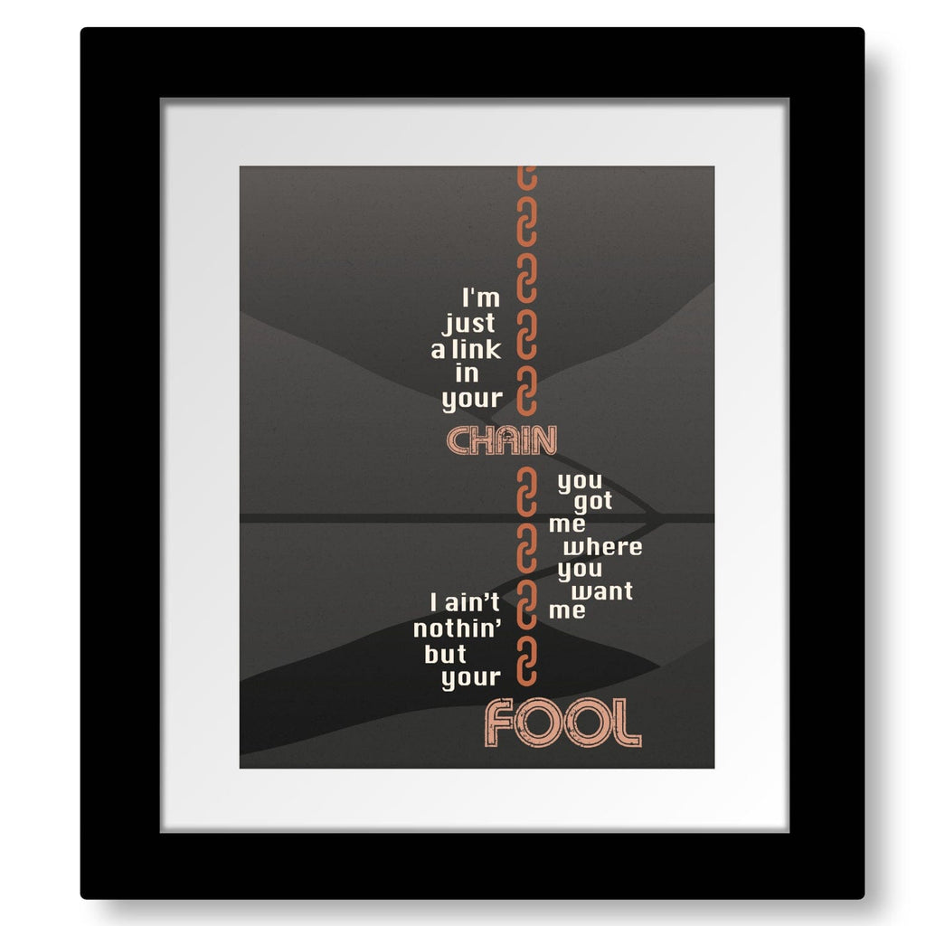Chain of Fools by Aretha Franklin - Motown Music Lyric Art