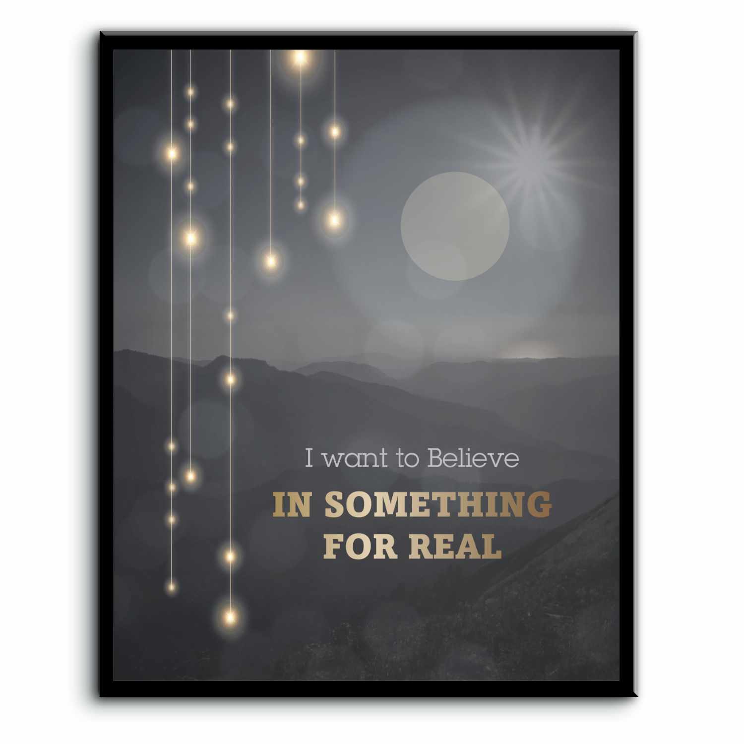 I Want to Believe by Sass Jordan - 80s Music Lyric Art Print Song Lyrics Art Song Lyrics Art 8x10 Plaque Mount 