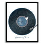 Norwegian Wood by the Beatles - Song Lyric Art Wall Poster