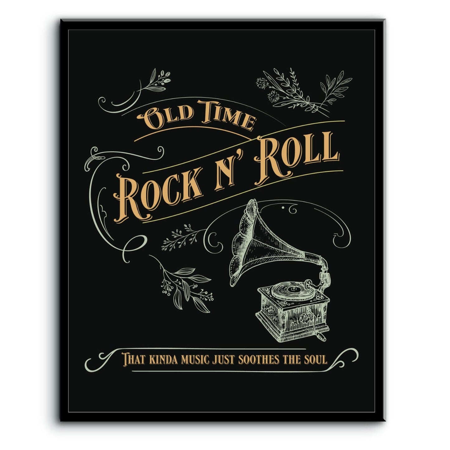 Old Time Rock N' Roll by Bob Seger - Song Lyrics Art Print Song Lyrics Art Song Lyrics Art 8x10 Plaque Mount 