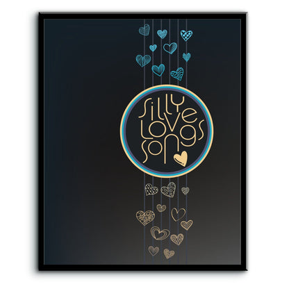 Silly Love Songs by Paul McCartney - Song Quote Lyric Art Song Lyrics Art Song Lyrics Art 8x10 Plaque Mount 
