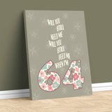 When I'm Sixty-Four 64 by the Beatles - Song Lyric Art Print