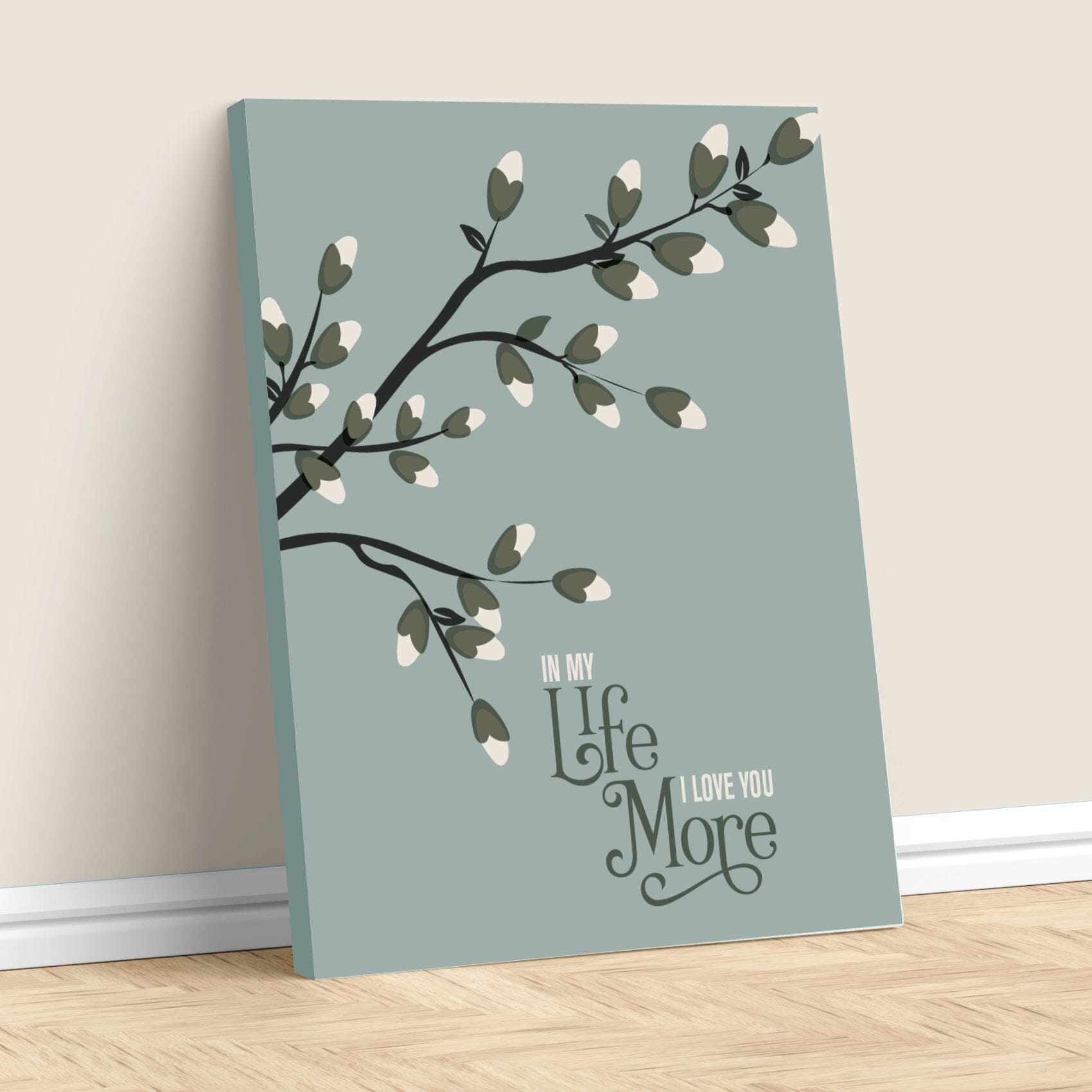 In My Life by the Beatles - Music Print Song Lyric Art Song Lyrics Art Song Lyrics Art 11x14 Canvas Wrap 