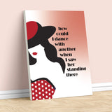 I Saw Her Standing There by the Beatles - Song Lyrics Print