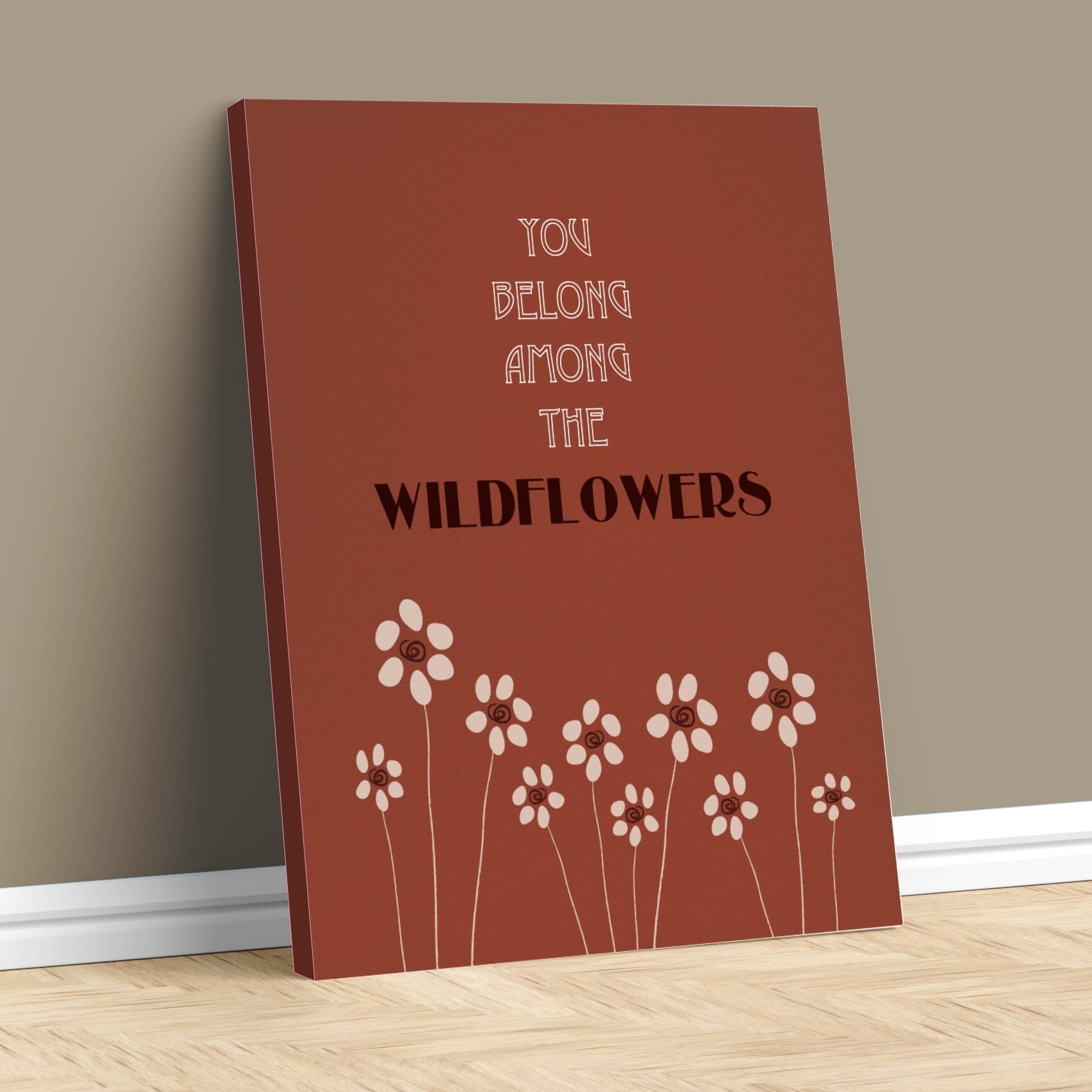 Wildflowers by Tom Petty - Music Poster Song Lyric Art Print Song Lyrics Art Song Lyrics Art 16x20 Canvas Wrap 