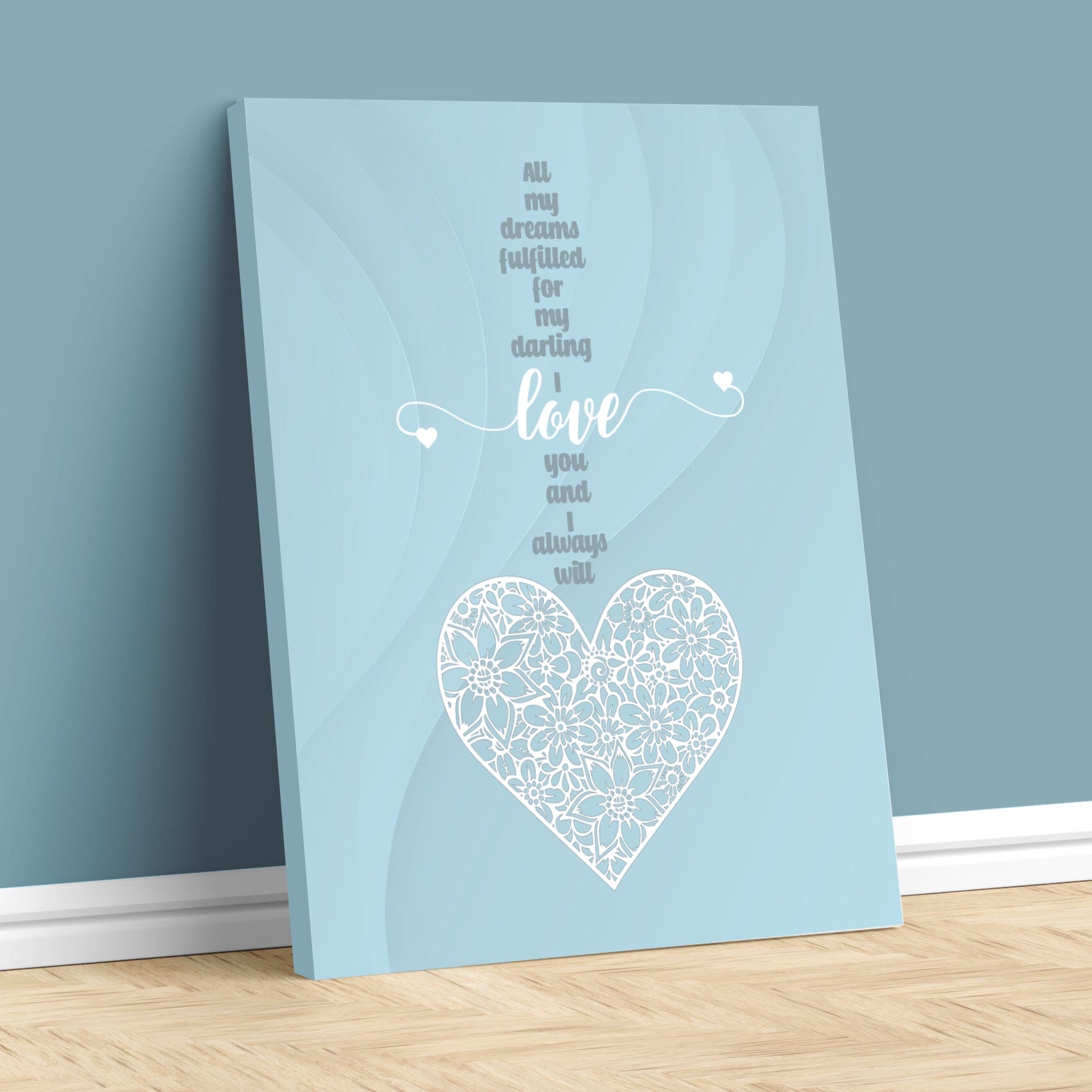 Love Me Tender by Elvis Presley - Wedding Song Lyric Print Song Lyrics Art Song Lyrics Art 11x14 Canvas Wrap 