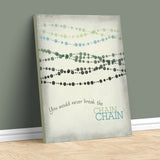 The Chain by Fleetwood Mac - Rock Music Song Lyric Print