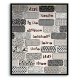 Another Brick in the Wall by Pink Floyd Song Lyric Classic Rock Print Wall Decor