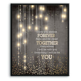 I Love You Always Forever - Donna Lewis Pop Song Lyric Print