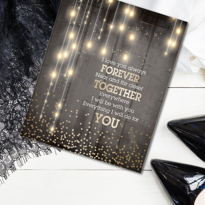 I Love You Always Forever - Donna Lewis Pop Song Lyric Print Song Lyrics Art Song Lyrics Art 8x10 Unframed Print 