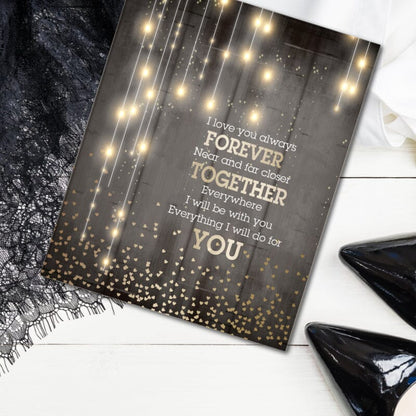 I Love You Always Forever - Donna Lewis Pop Song Lyric Print Song Lyrics Art Song Lyrics Art 8x10 Unframed Print 
