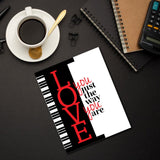 I Love you Just the Way you are by Billy Joel Lyrical Art Quote Poster Custom Design Print