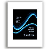 I Need You by Armin Van Burin - Lyrically Inspired Song Lyric Music Poster Art