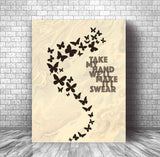 Living on a Prayer by Bon Jovi Lyrically Inspired Wall Print Music Poster