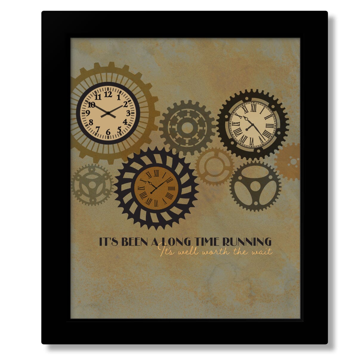 Long Time Running by the Tragically Hip - Song Lyric Print Song Lyrics Art Song Lyrics Art 8x10 Framed Print (without mat) 