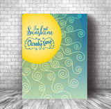 Motown Song Lyric Tribute Art Print - My Girl by he Temptations