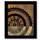 Song Lyric Interpretation Music Quote Artwork - Time by Pink Floyd