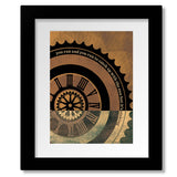 Song Lyric Interpretation Music Quote Artwork - Time by Pink Floyd
