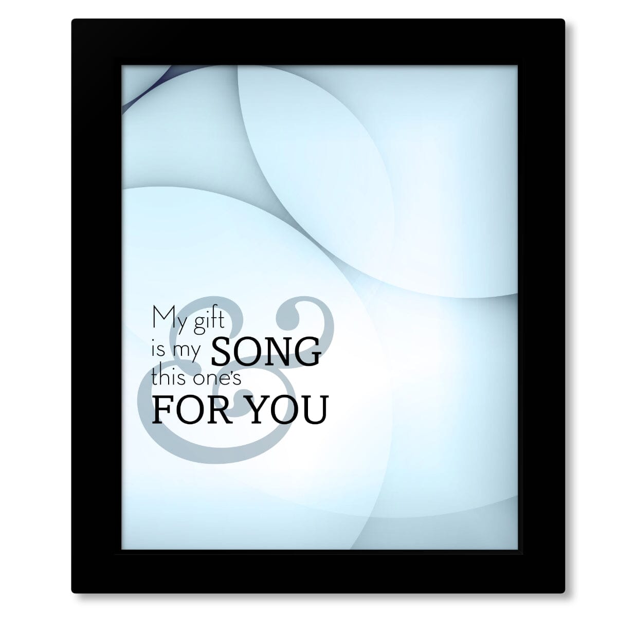 Your Song by Elton John - Lyric Poster Music Quote Print Song Lyrics Art Song Lyrics Art 8x10 Framed Print (without mat) 