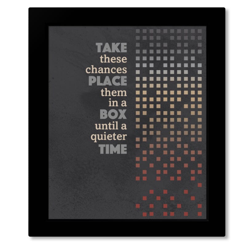 Ants Marching by Dave Matthews Band - Song Lyric Art Print Song Lyrics Art Song Lyrics Art 8x10 Framed Print (without mat) 