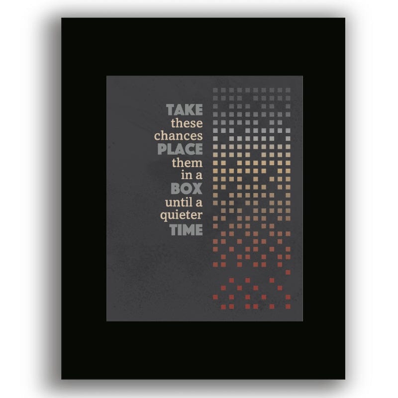 Ants Marching by Dave Matthews Band - Song Lyric Art Print Song Lyrics Art Song Lyrics Art 8x10 Black Matted Print 
