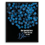 Baby Blue by Badfinger - 70s Music Quote Song Lyric Print