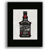 Bed of Roses Bon Jovi - Lyrically Inspired Music Wall Art