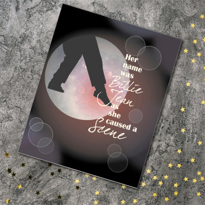 Billie Jean by Michael Jackson - 80s Song Lyric Artwork Print Song Lyrics Art Song Lyrics Art 8x10 Unframed Print 