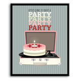 Birthday by the Beatles - Song Lyric Inspired Music Poster