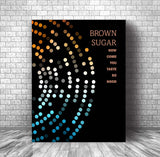 70s Classic Rock • Brown Sugar • Song Lyrics Art Poster