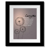 Carry Me by the Stampeders - 70s Song Lyric Wall Art