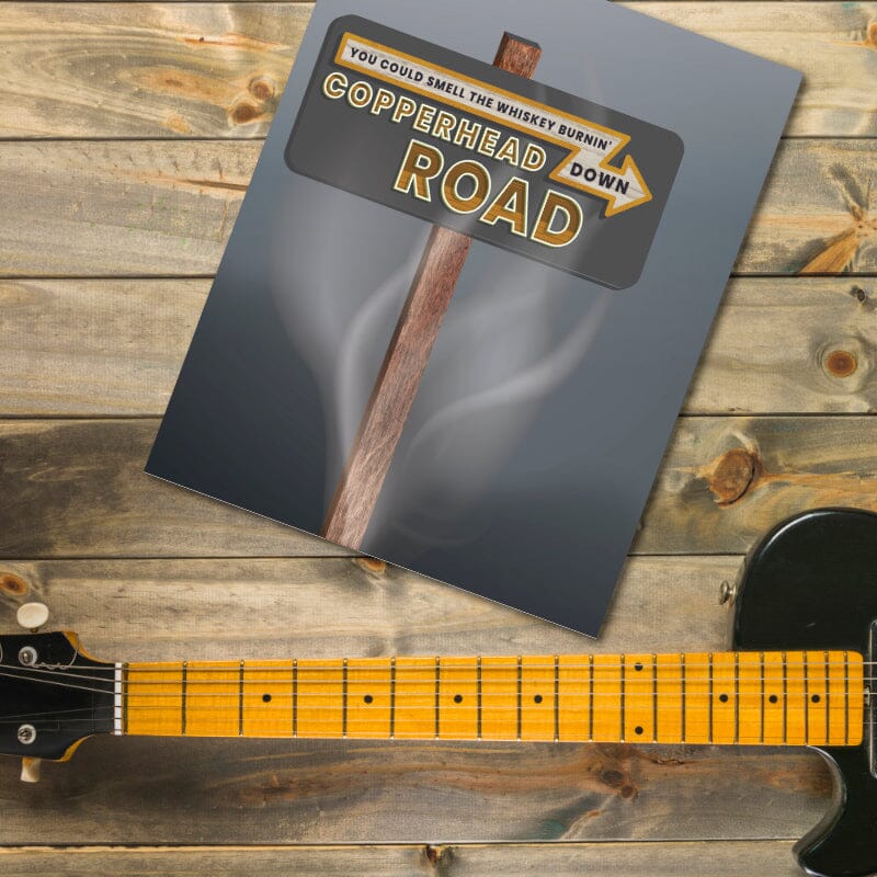 Copperhead Road by Steve Earle - Song Lyric Pop Music Art Song Lyrics Art Song Lyrics Art 8x10 Unframed Print 