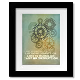 Fortunate Son - Credence Clearwater Revival - Song Lyric Music Art