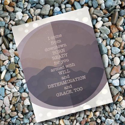 Grace, Too by the Tragically Hip - Music Quote Wall Decor Song Lyrics Art Song Lyrics Art 8x10 Unframed Print 