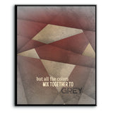 Grey Street by the Dave Matthews Band - Music Poster of Classic Rock Song Lyrics