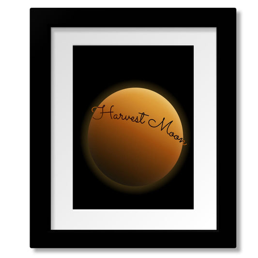 Harvest Moon by Neil Young - Music Song Lyric Print Artwork Song Lyrics Art Song Lyrics Art 8x10 Matted and Framed Print 