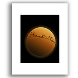 Music Enthusiast Song Lyric Print Poster - Harvest Moon by Neil Young