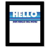 Hello by Adele - Song Lyrics Art Poster Wall Print Decor